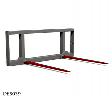 Double Prong Bale Spear Attachment