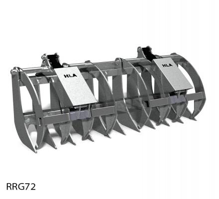 Root Rake with Grapple Attachment